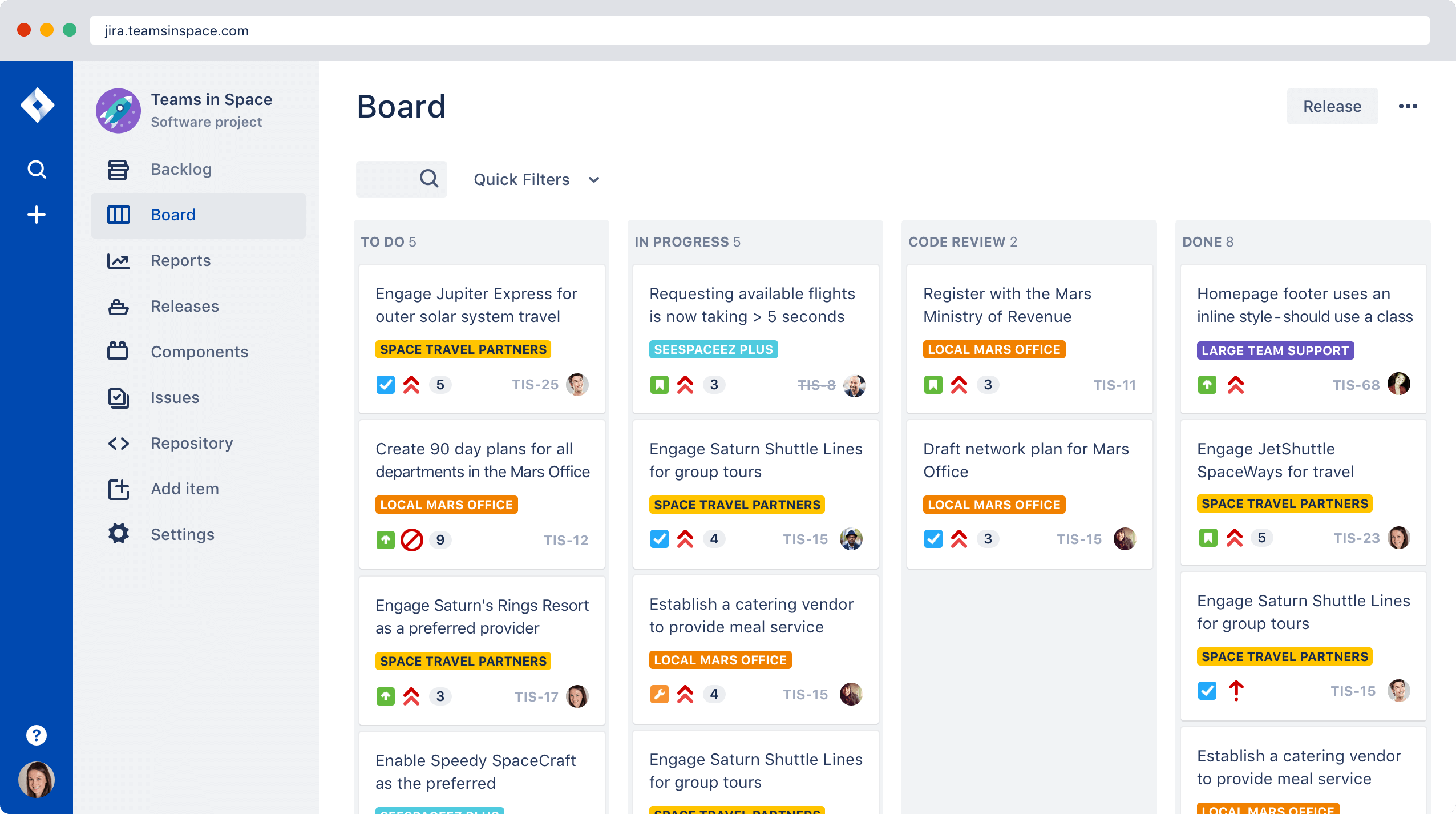 Jira UI